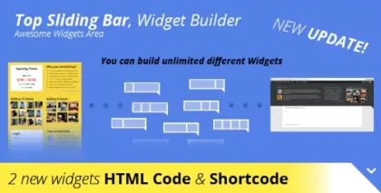 Top Sliding Bar WordPress Widgets 1.2.7 GPL Plugins