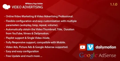 Video Advertising Addon For WPBakery Page Builder 1.0.8 GPL Plugins