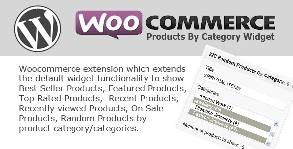 WC Products By Category Widget 1.5 GPL Plugins