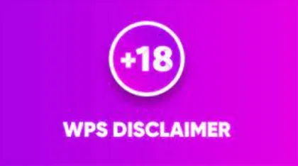 WPS Disclaimer [WP-Script] 1.1.0 GPL Plugins