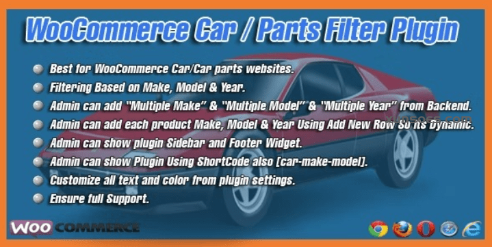 WooCommerce Car/Parts Filter Plugin 1.3 GPL Plugins