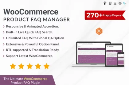 WooCommerce Product FAQ Manager 1.3.1 GPL Plugins