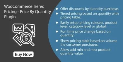 WooCommerce Tiered Pricing Price By Quantity Plugin 1.0.8 GPL Plugins