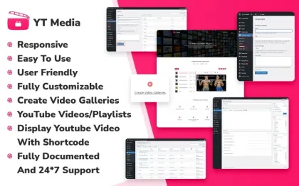 YT Media Socializer WordPress Plugin 1.1.0 GPL Plugins
