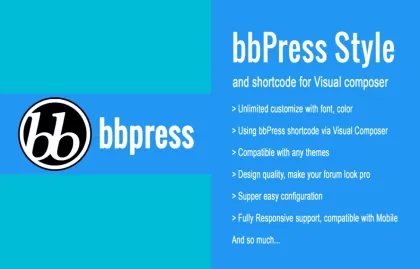 bbPress Style Shortcode for Visual Composer 1.2 GPL Plugins