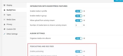 rtMedia Podcast 1.1.2 GPL Plugins