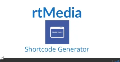 rtMedia Shortcode Generator 1.1.4 GPL Plugins